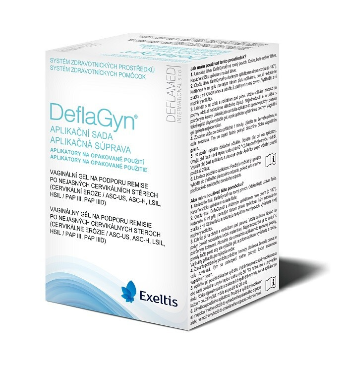 EXELTIS DeflaGyn aplikační sada 2 aplikátory + gel 150 g