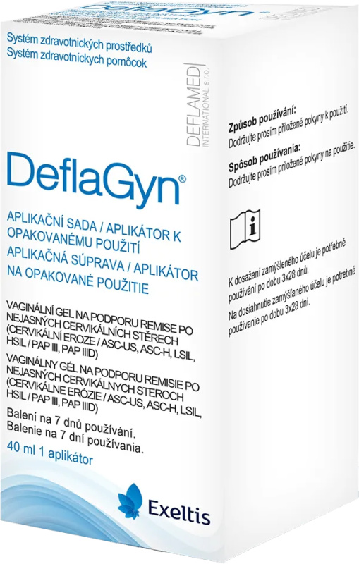 DeflaGyn vaginální gel 40ml aplikační sada