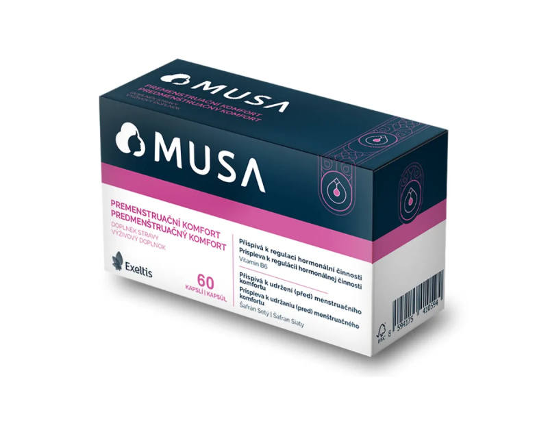 MUSA Premenstruační komfort 60 kapslí