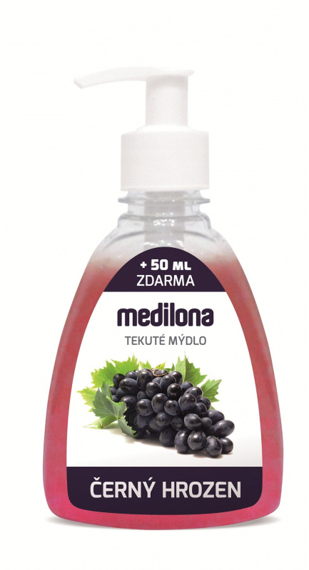 Tekuté mýdlo Medilona - černý hrozen, 300 ml