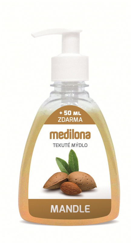 Tekuté mýdlo Medilona - mandlové, 300 ml