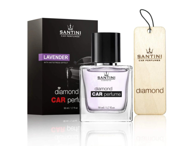 Santini Vůně do auta - Diamond Lavender ANTISTRESS