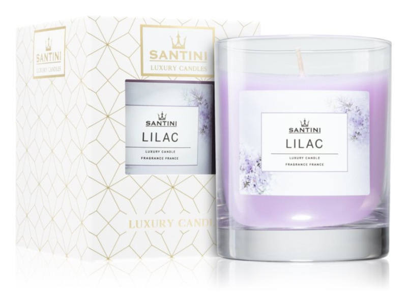SANTINI Cosmetic Lilac vonná svíčka 200 g