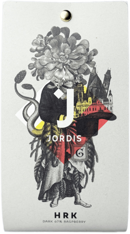 Jordi's Čokoláda hradecká s malinami Jordi's 50g