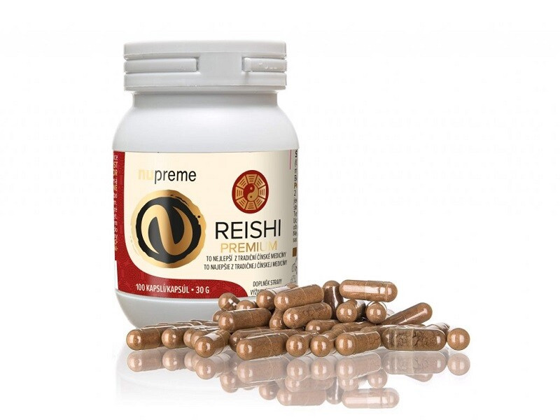 Nupreme Reishi extrakt 100 kapslí
