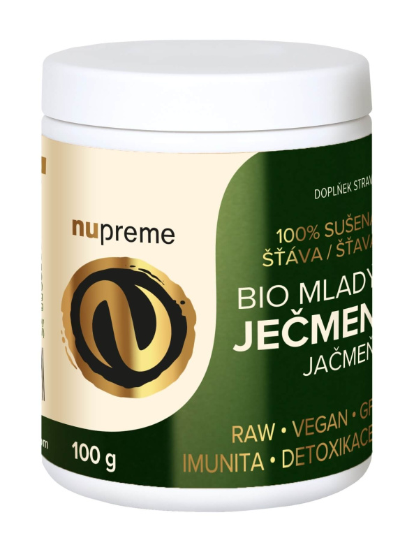 NUPREME Mladý ječmen premium BIO 100 g