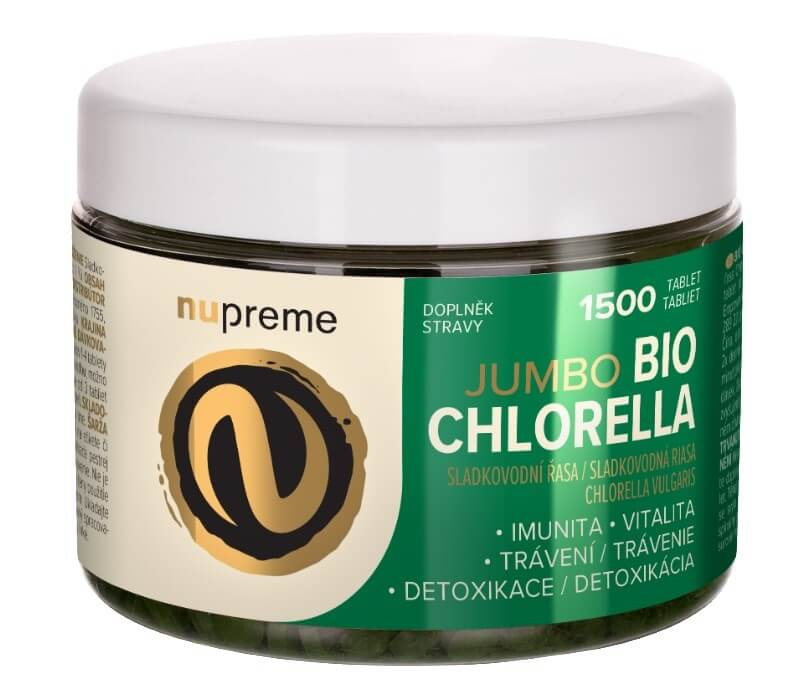 NUPREME Chlorella řasa BIO 1500 tablet