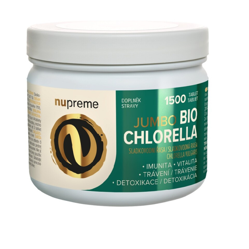 NUPREME Chlorella řasa BIO 1500 tablet
