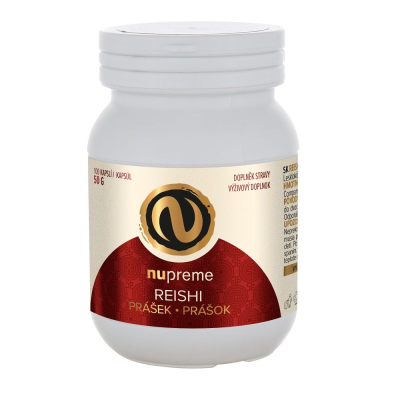 NUPREME Reishi Biomasa 100 kapslí