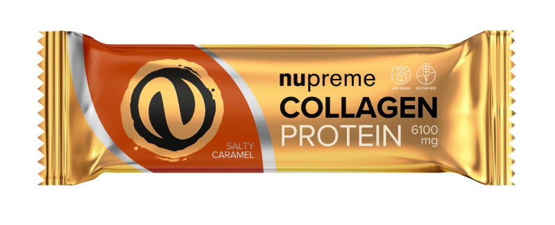 NUPREME Proteinová tyčinka s kolagenem slaný karamel 50 g