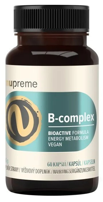 NUPREME B-complex bioactive 60 kapslí