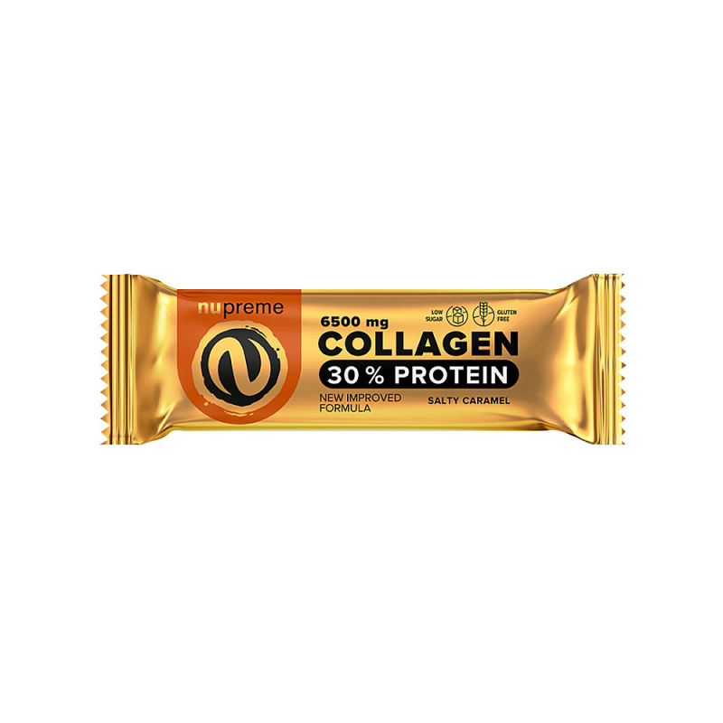 NUPREME Protein & collagen tyčinka slaný karamel 50 g