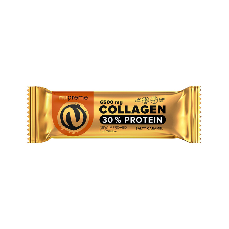 NUPREME Protein & collagen tyčinka slaný karamel 50 g