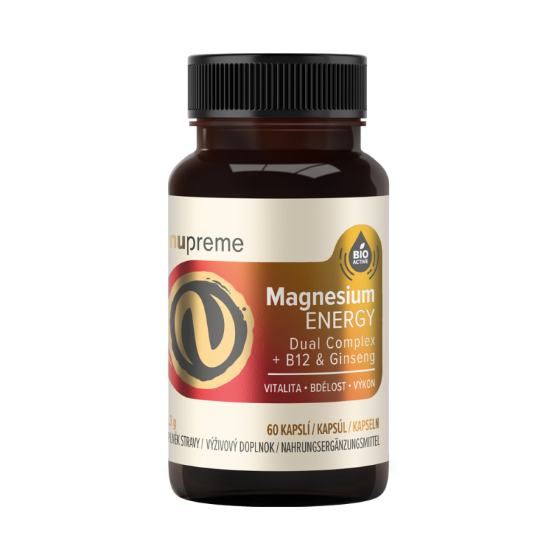NUPREME Magnesium energy 60 kapslí