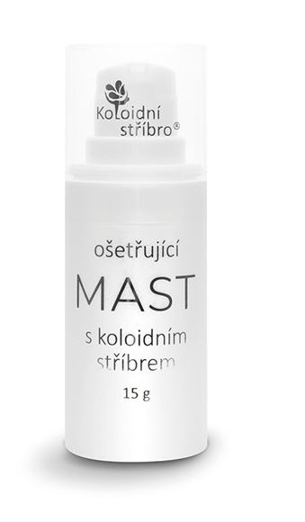 Koloidní stříbro s.r.o. Ošetřující mast s koloidním stříbrem Objem: 15 ml