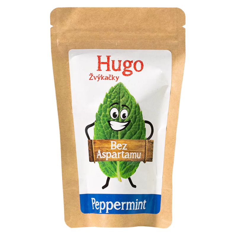 Hugo Žvýkačky bez aspartamu Peppermint