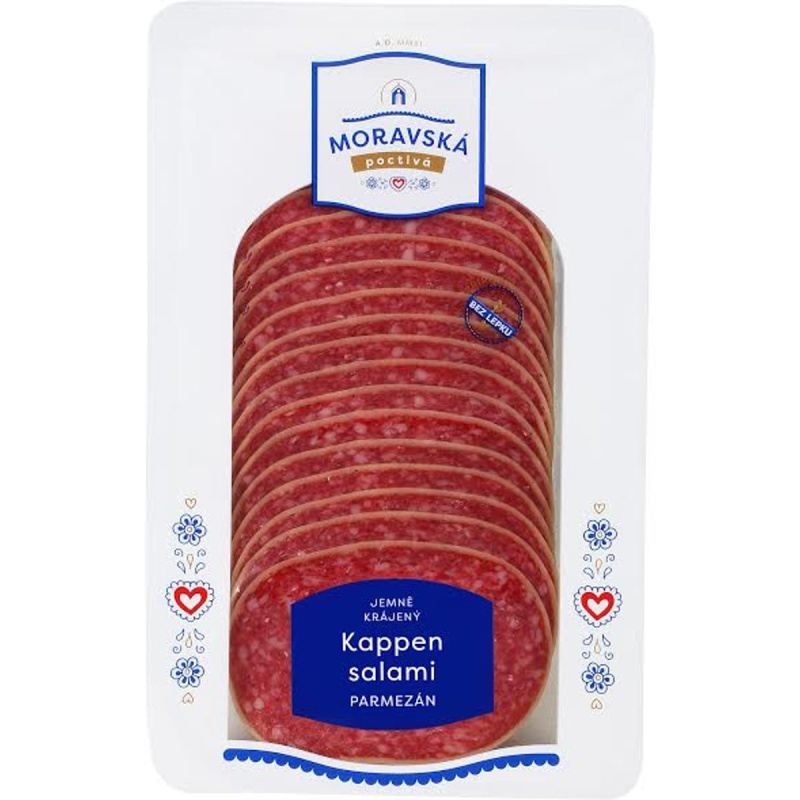 Poctivá Moravská Kappen salám s parmezánem