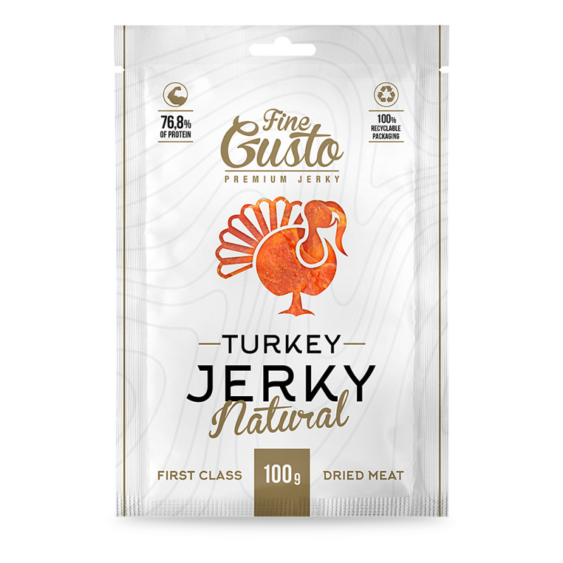 Krůtí jerky natural 100 g