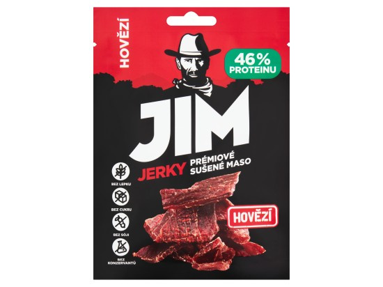 Emco Sušené maso Jim Jerky - hovězí, 23 g