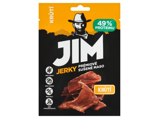 Jim Jerky Prémiové sušené maso krůtí 23g
