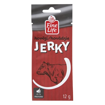 Fine Life Jerky hovězí natural 12 g
