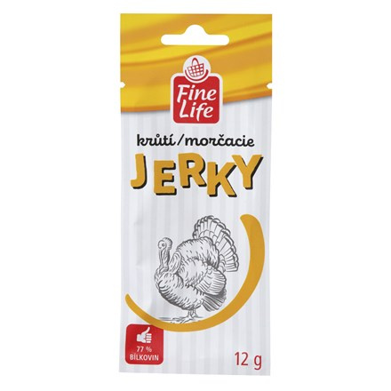 Fine Life Jerky krůtí natural 12 g