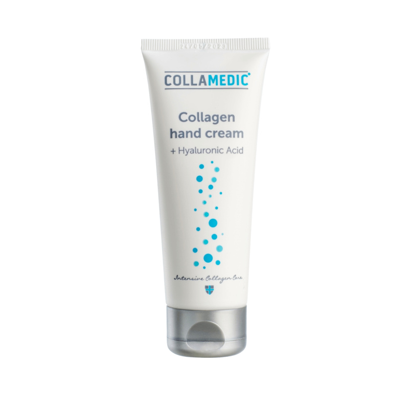 Collamedic Collagen hand cream krém na ruce obnovující pružnost pokožky s kyselinou hyaluronovou 75 ml