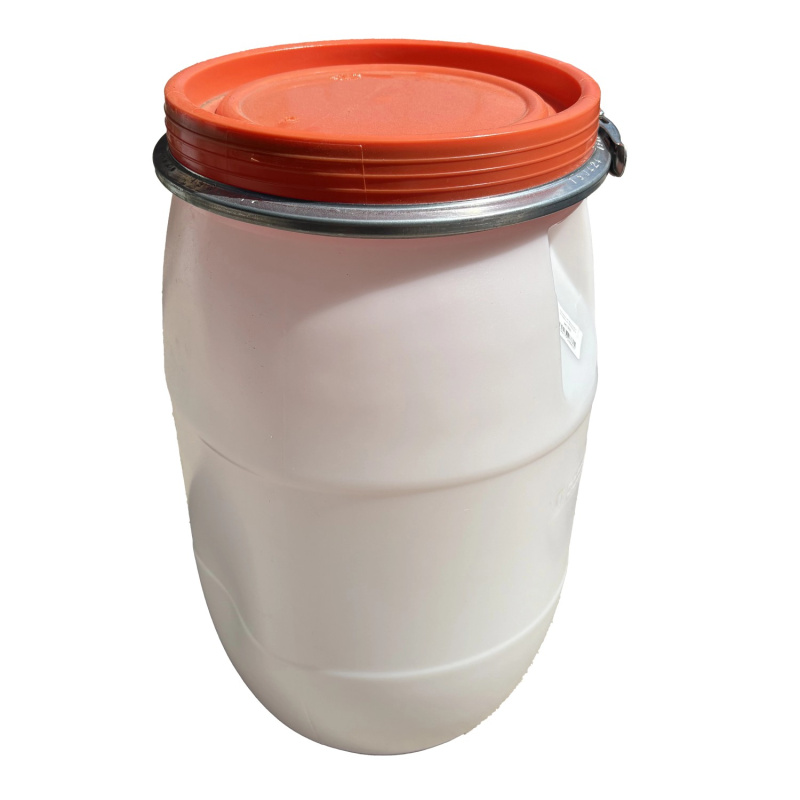 TBA Sud s pákovým uzávěrem průhledný s oranžovým víkem vč. těsnění 30 l (bez UN)