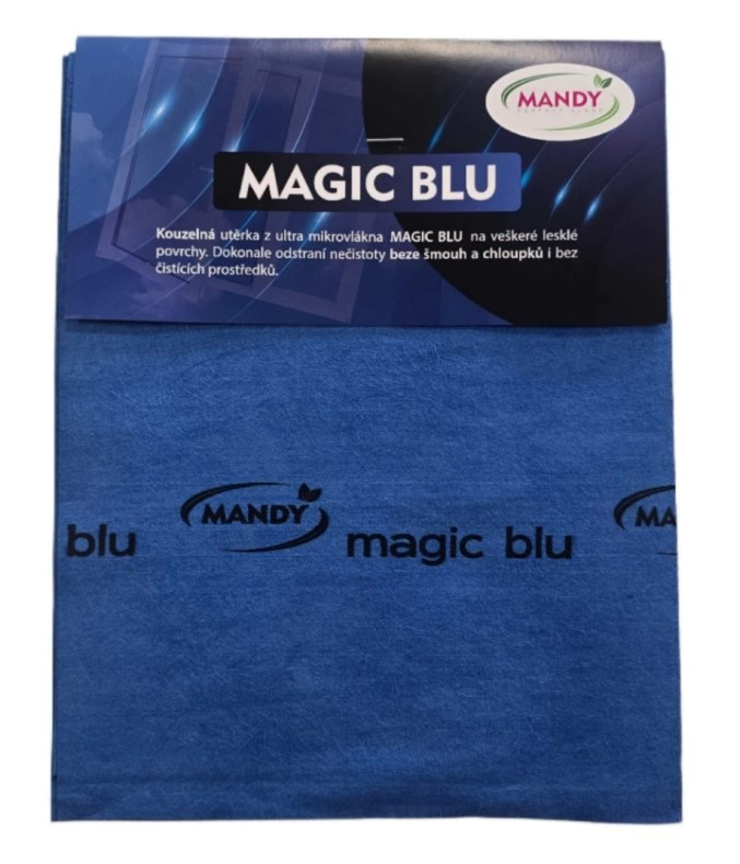 EUDOREX / Pannopell Mandy Magic Blu hadřík na okna, zrcadla, lesklý nábytek a chrom Micro