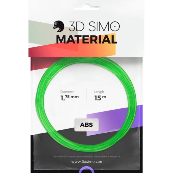 Filament ABS transparentní 1,75 mm – 15 m