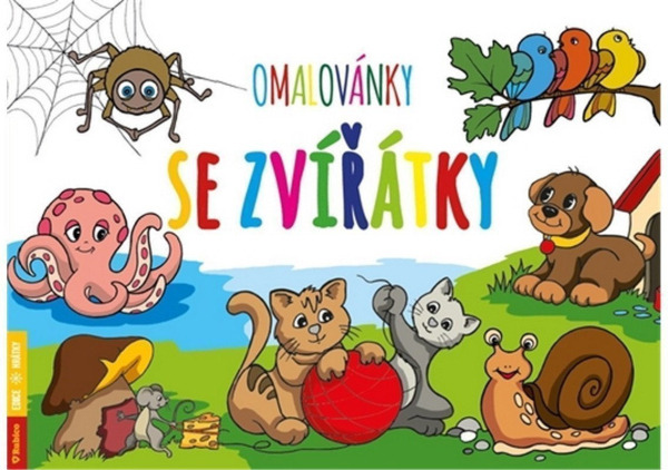 Omalovánky se zvířátky - Sýkorová Ivana - kniha z kategorie Omalovánky