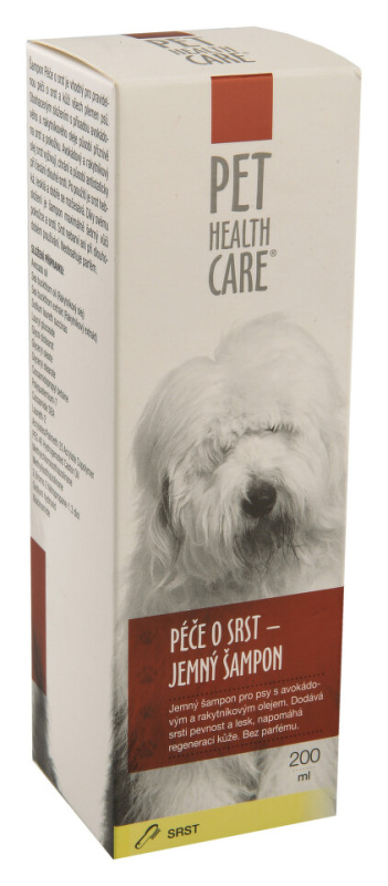 PET HEALTH CARE Péče o srst  jemný šampon pro psy 200 ml