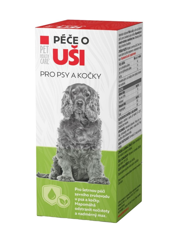 PET HEALTH CARE Péče o uši pro psy a kočky 50 ml