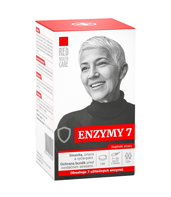 RED HEALTH CARE Enzymy 7 100 tablet