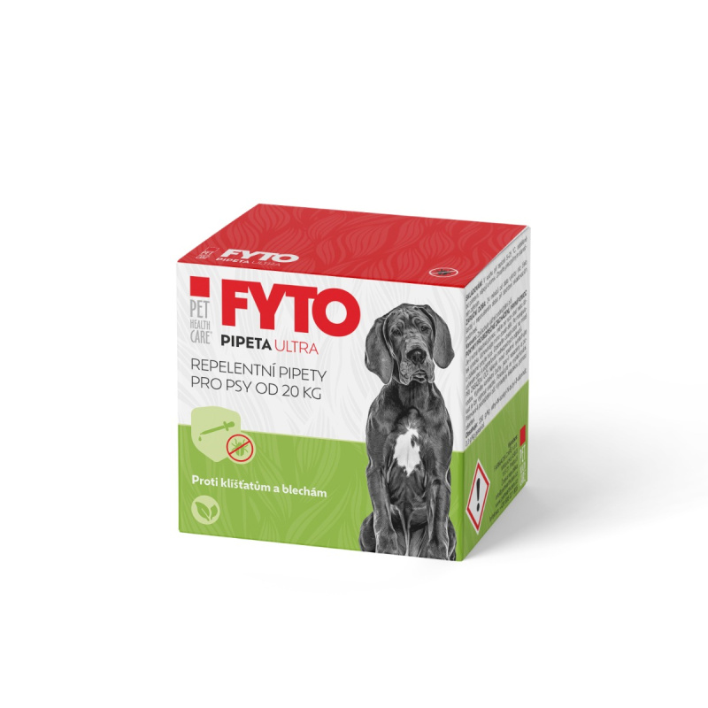 PET HEALTH CARE FYTO Pipeta ultra pro psy od 20 kg 6x10 ml