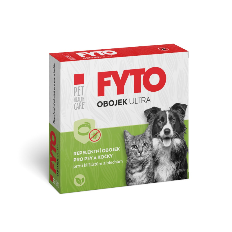 PET HEALTH CARE FYTO Ultra obojek pro psy a kočky 65 cm
