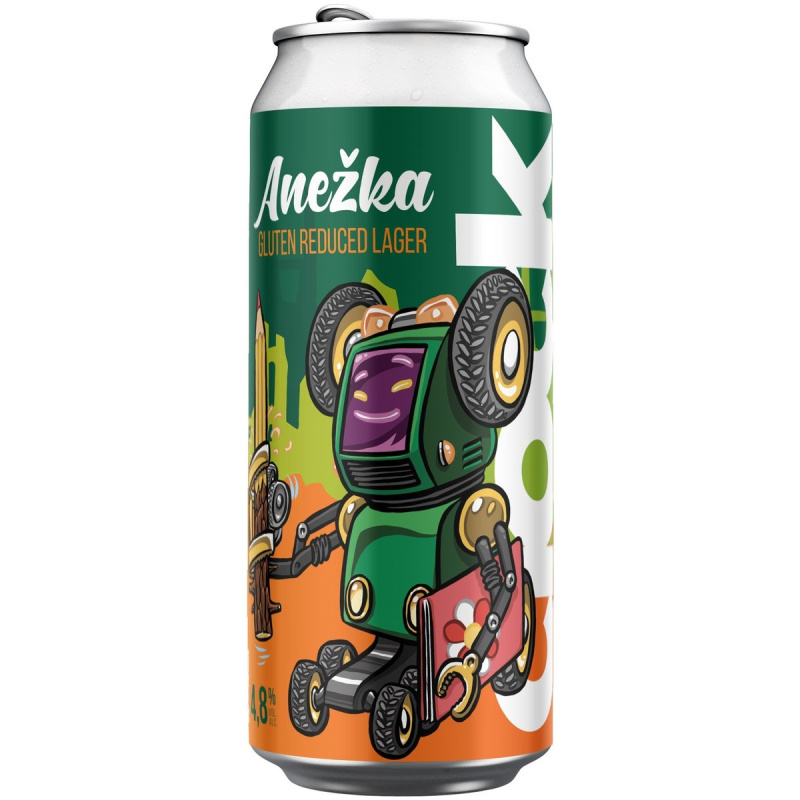 Clock Anežka ležák plech bezlepkové pivo