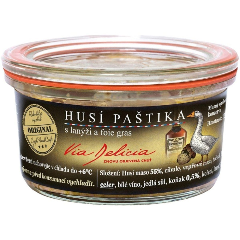 Via Delicia Husí paštika s lanýži a foie gras