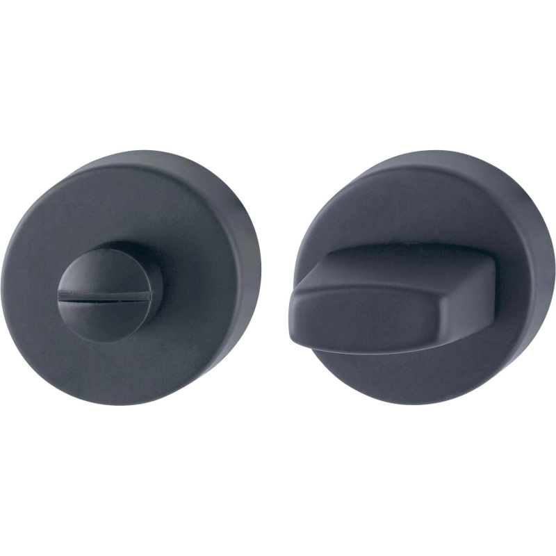 AnsaPro Klíčová rozeta na interiérové dveře Hudson WC nerezová ocel matná černá