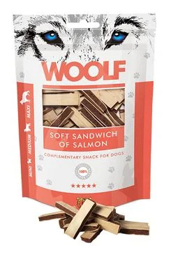 WOOLF pochoutka soft sandwich of salmon  100g