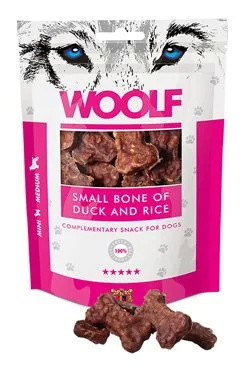 WOOLF pochoutka small bone of duck and rice  100g