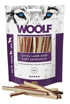 WOOLF pochoutka soft lamb and cod sandwich long  100g