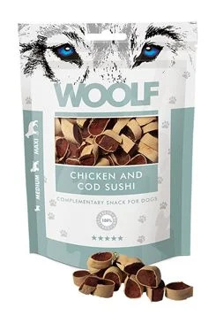 WOOLF pochoutka chicken and cod sushi  100g