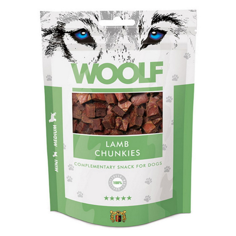 WOOLF pochoutka lamb chunkies  100g