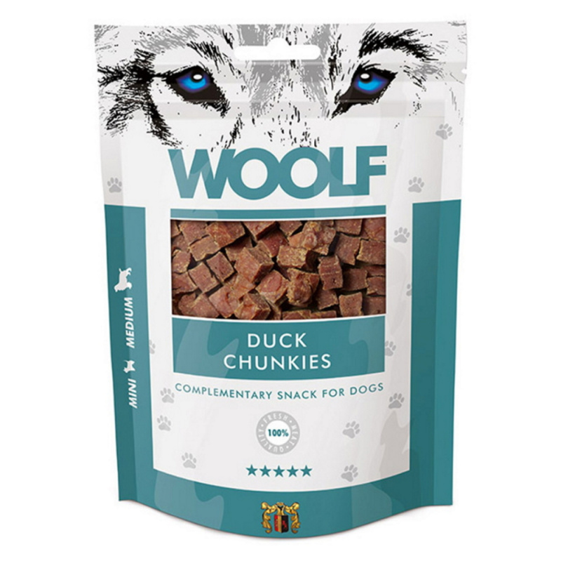 WOOLF pochoutka duck chunkies  100g