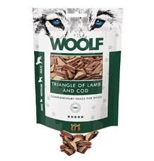 WOOLF pochoutka Lamb and Cod Triangle  100g