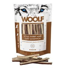 WOOLF pochoutka soft Rabbit&Pollock sandwich LONG 100g 100g