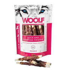 WOOLF pochoutka Duck&Rawhide twister  100g
