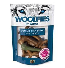 Pochoutka dentální Woolfies Dental Fishbone  S / 200g