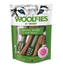 Pochoutka dentální Woolfies Dental Brush M /200g